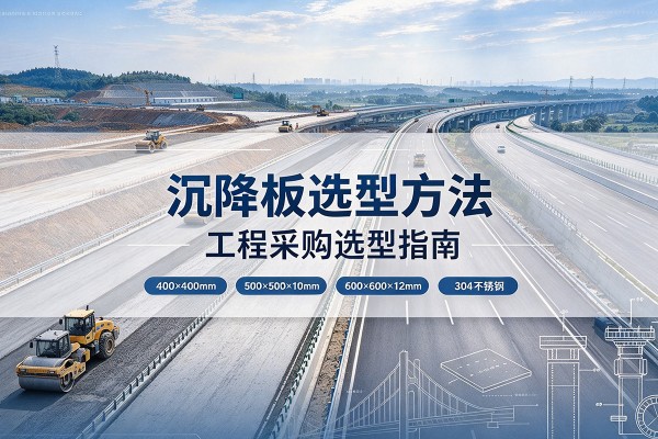 凤城沉降板选择方法