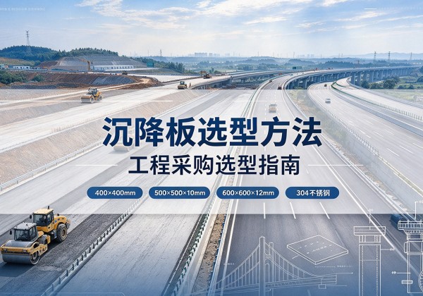 凤城沉降板选择方法